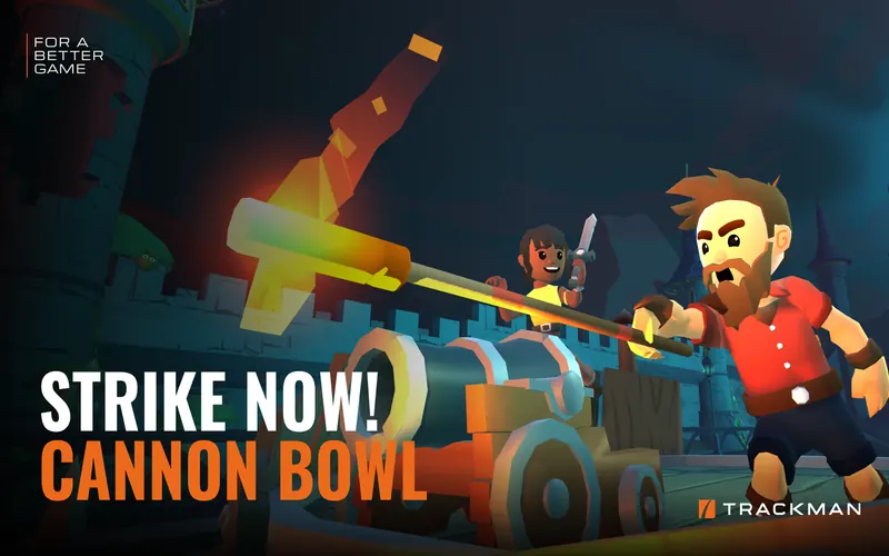 Cannon Bowl, a TrackMan simulator game