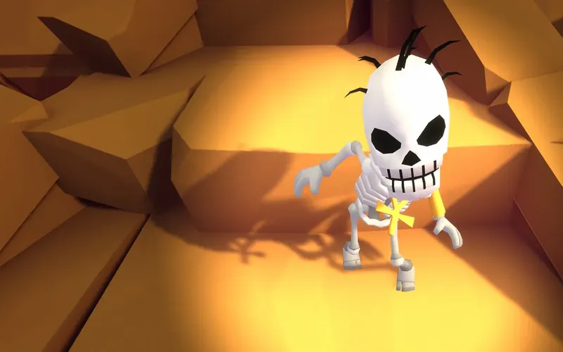 Mystic Sands, a TrackMan simulator game